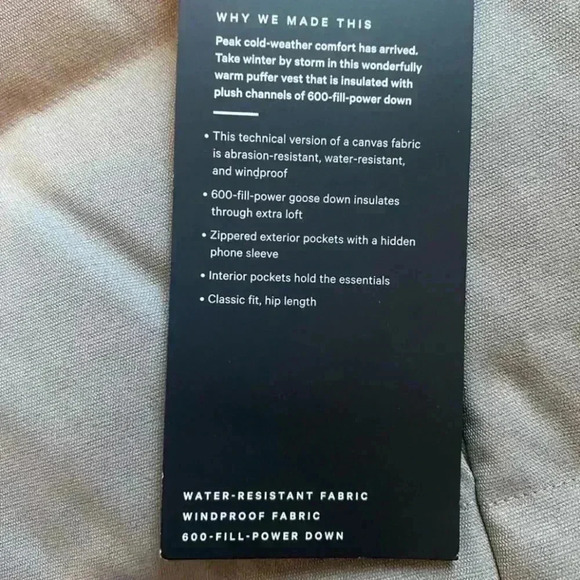 Lululemon Wunder Puff Vest - Picture 3 of 8